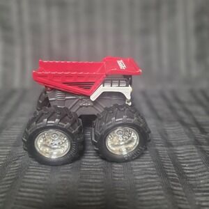Tonka Die Cast 1/64 Monster Truck Dump Truck Hasbro Construction Red White